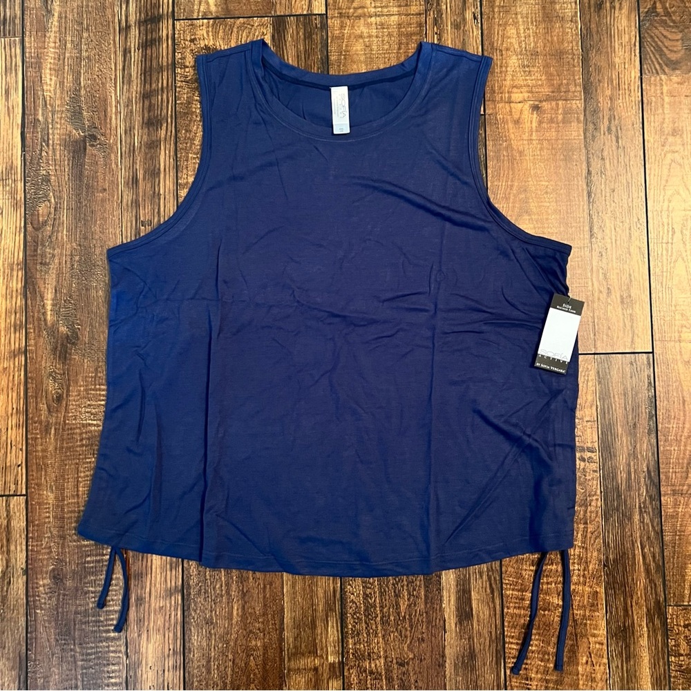 🆕 Sofía Active by Sofía Vergara side ruched tank size XXXL (22)